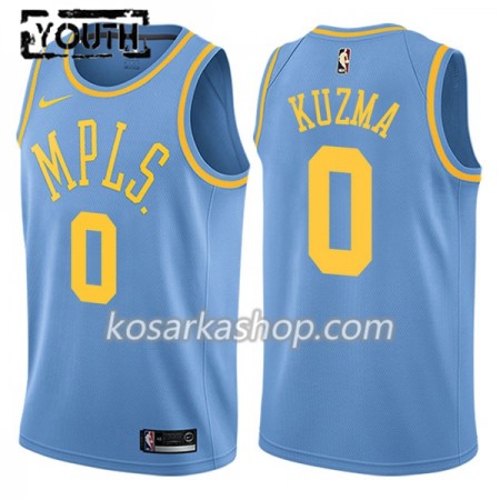 Dres Los Angeles Lakers Kyle Kuzma 0 Nike Hardwood Classics Swingman - Dječji